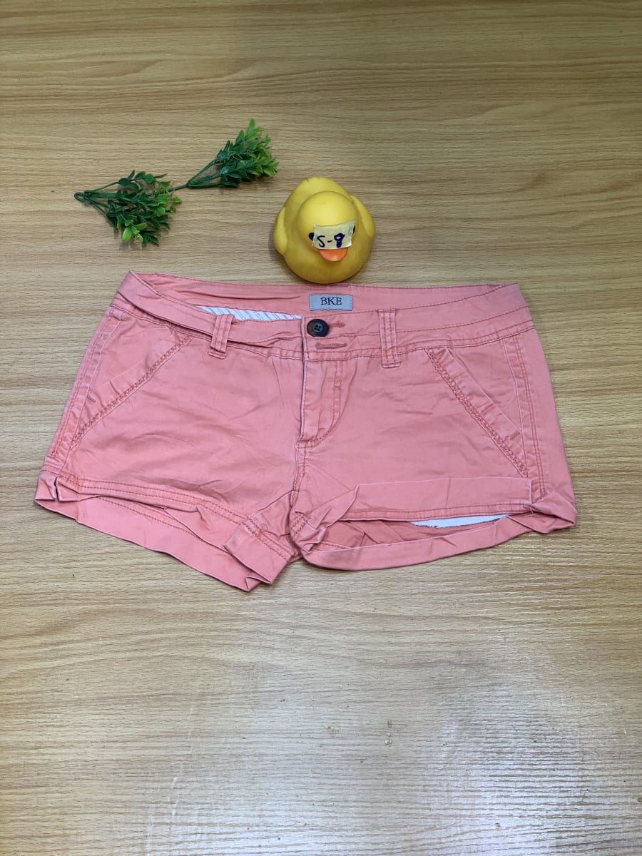 BKE Women's Peach Chino Shorts - Summer Casual Style