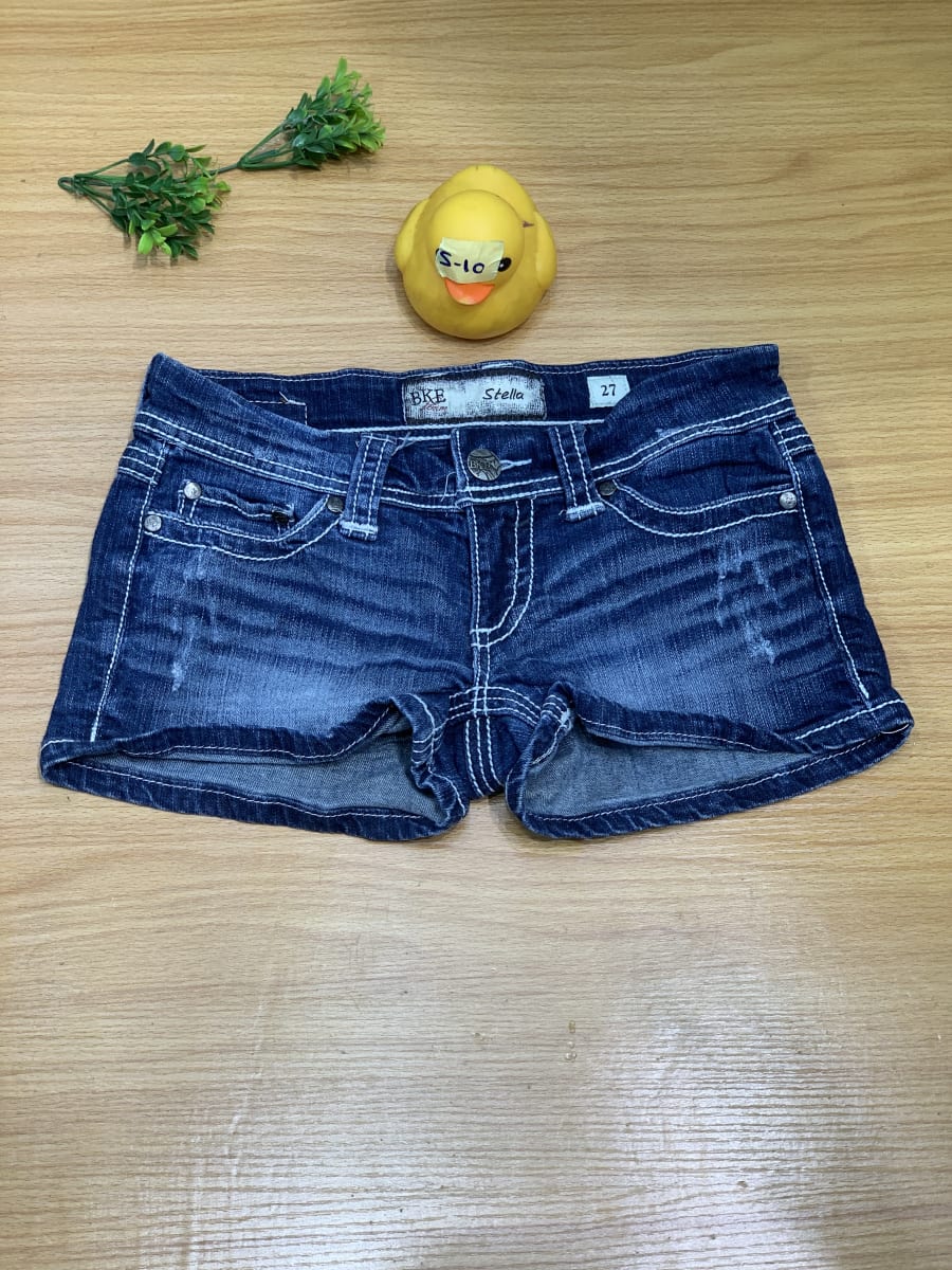 BKE Stella Women's Distressed Denim Shorts - Size 27
