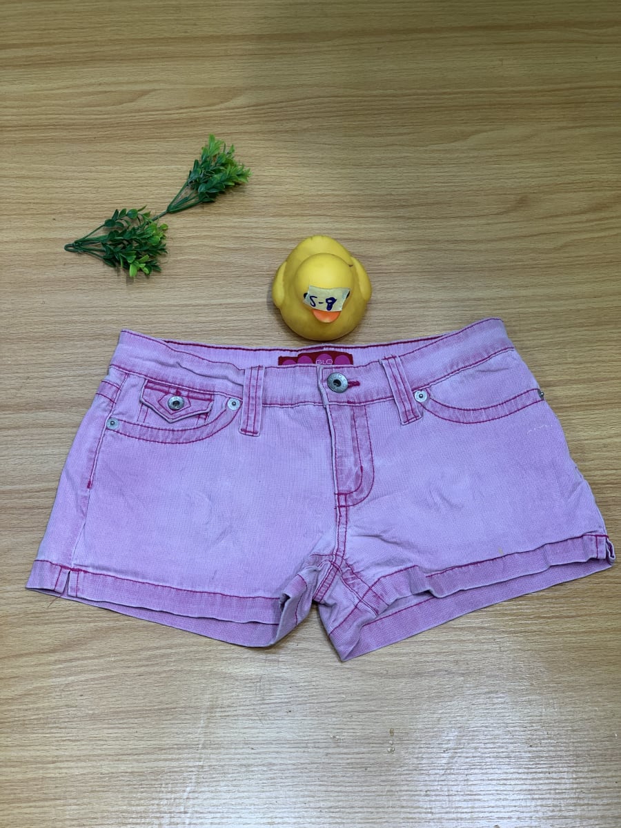 Women's Faded Pink Denim Shorts | Casual Summer Style