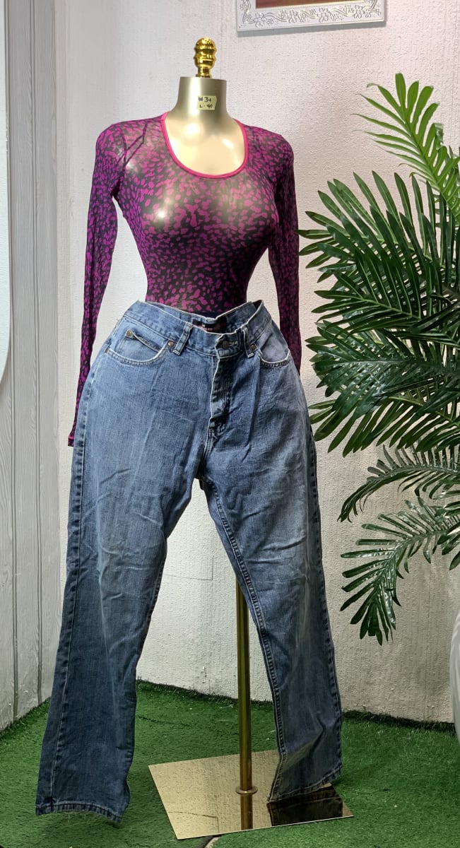 Men's Relaxed Fit Blue Denim Jeans - W34 L40