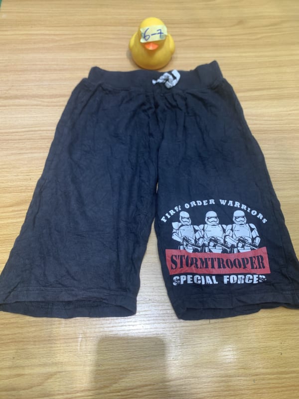 Kids' Star Wars Stormtrooper Casual Shorts - Dark Grey