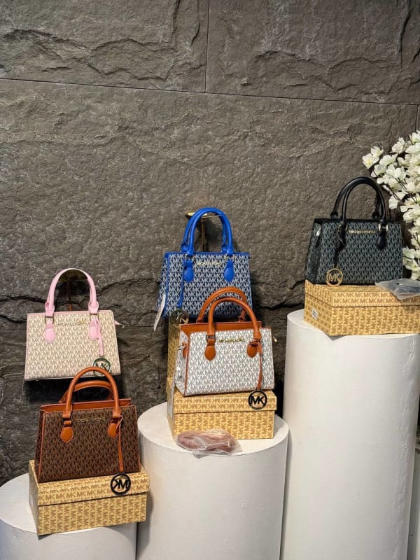 Michael Kors Signature Monogram Satchel & Tote Bags