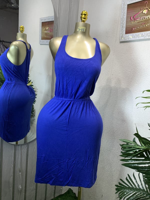 Women's Royal Blue Tank Dress | Casual & Comfy