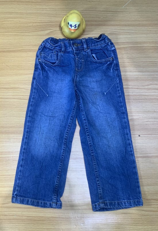 Toddler Boys/Girls Classic Blue Denim Jeans (4-5 Yrs)