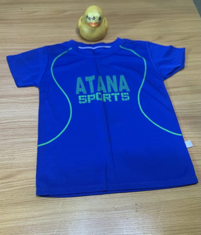 ATANA SPORTS Youth Performance T-Shirt | Royal Blue Active Tee