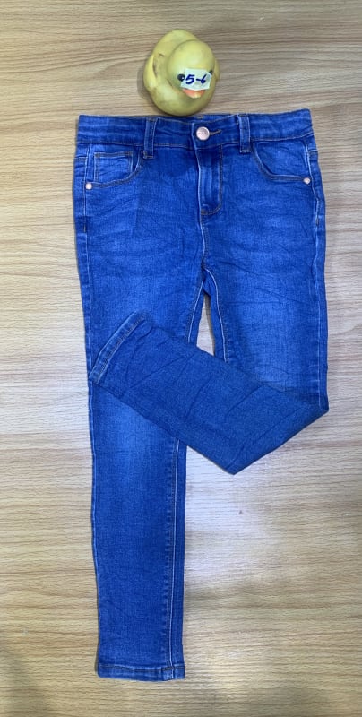 Kids Classic Blue Denim Jeans - Ages 5-6