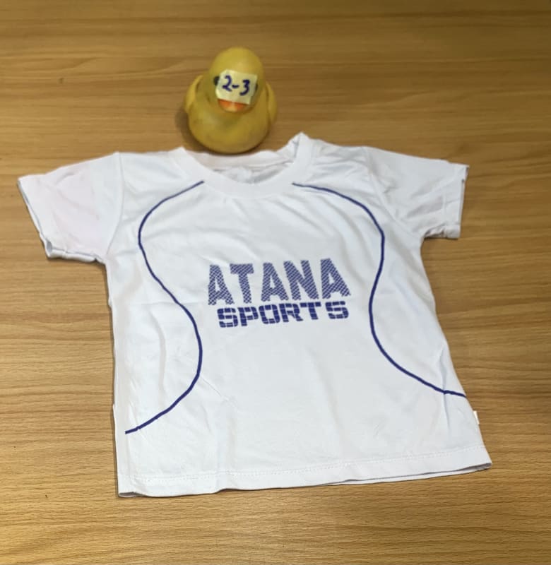 ATANA Sports Youth White Active T-Shirt