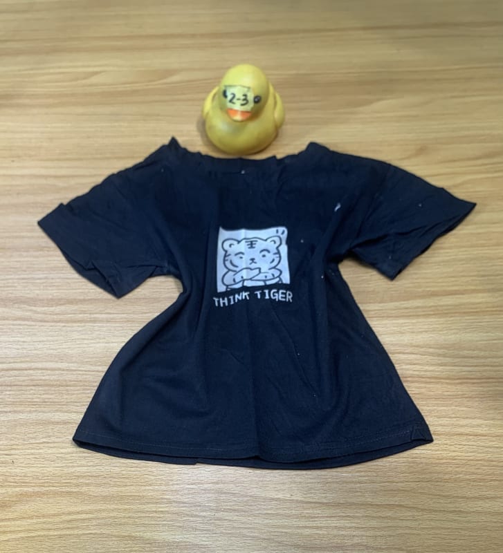 Kids' Black 'Think Tiger' Crown Graphic T-Shirt