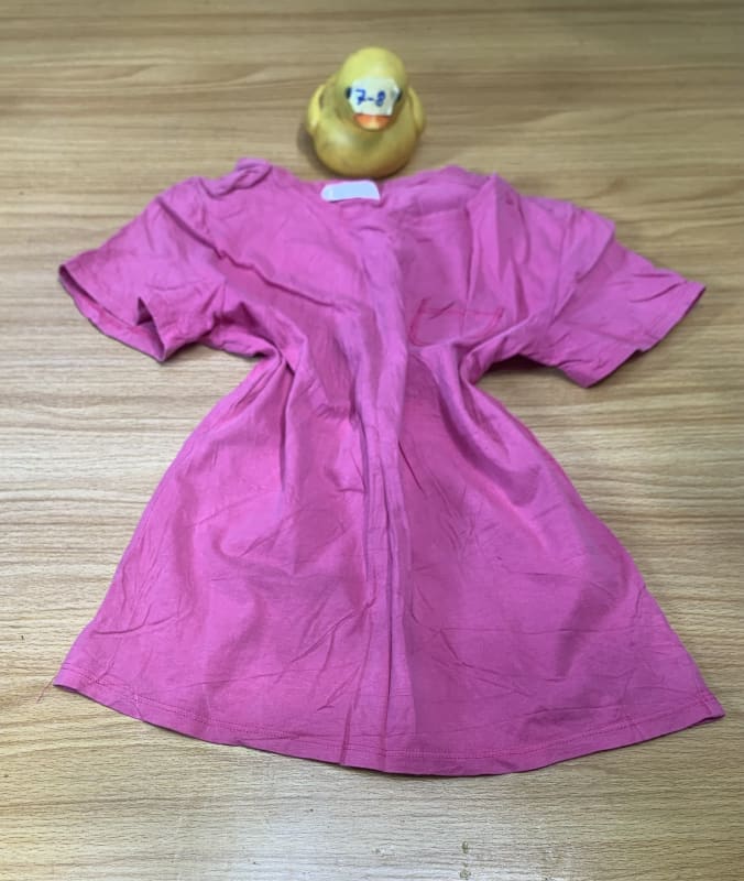 Kids' Pink Cotton T-Shirt - Everyday Comfort (Age 7-8)