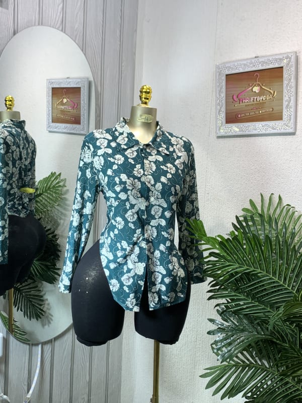 Floral Print Long Sleeve Shirt