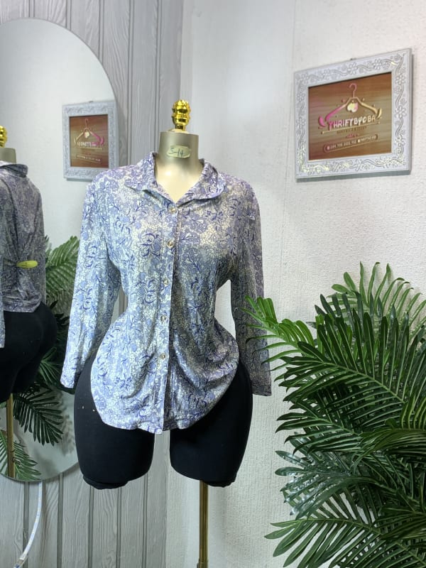 Floral Button-Down Shirt