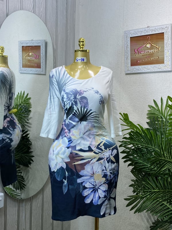 Floral Print Bodycon Dress