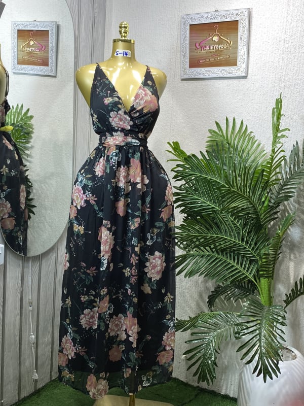 Floral Print Maxi Dress - Elegant Summer Style