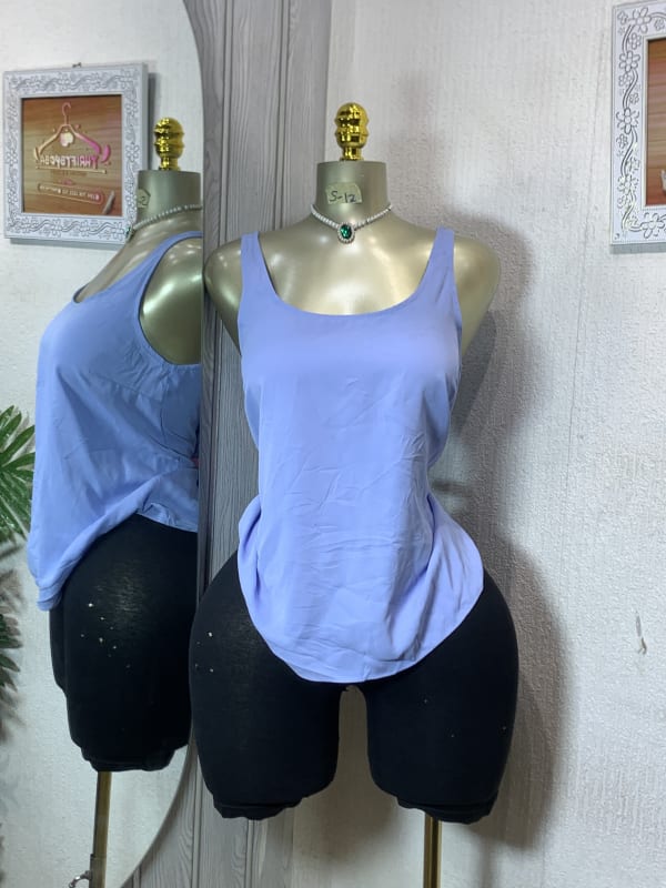 Women's Lightweight Periwinkle Blue Tank Top