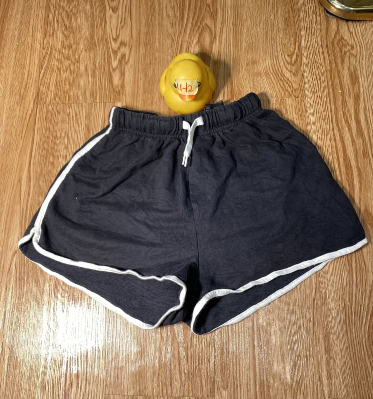 Women's Athletic Dolphin Shorts - Black Jersey Lounge Wear