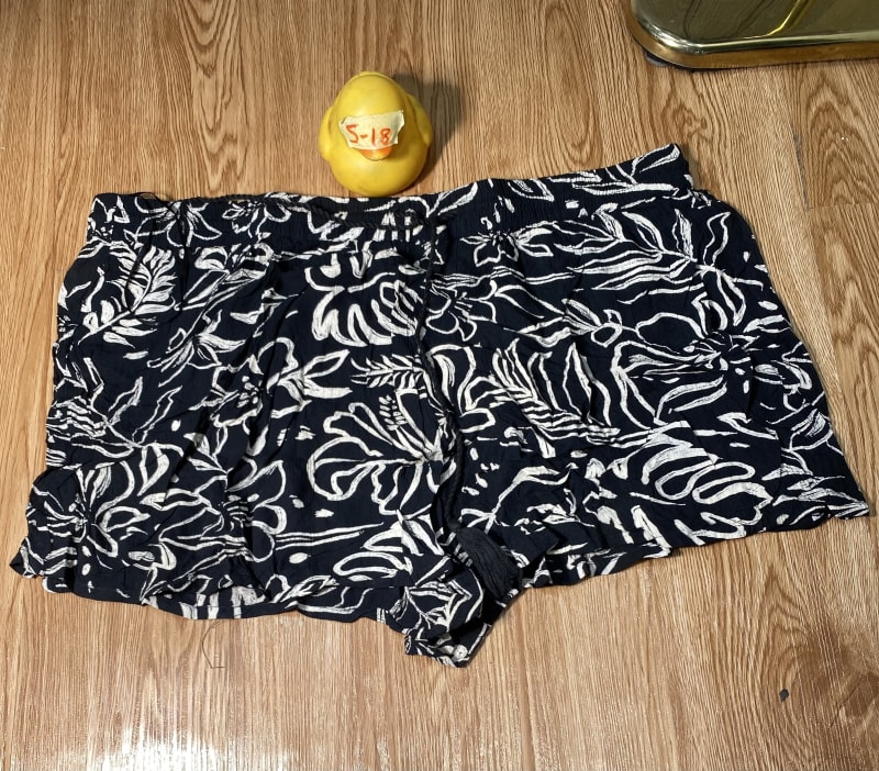 Women's Tropical Print Drawstring Casual Shorts
