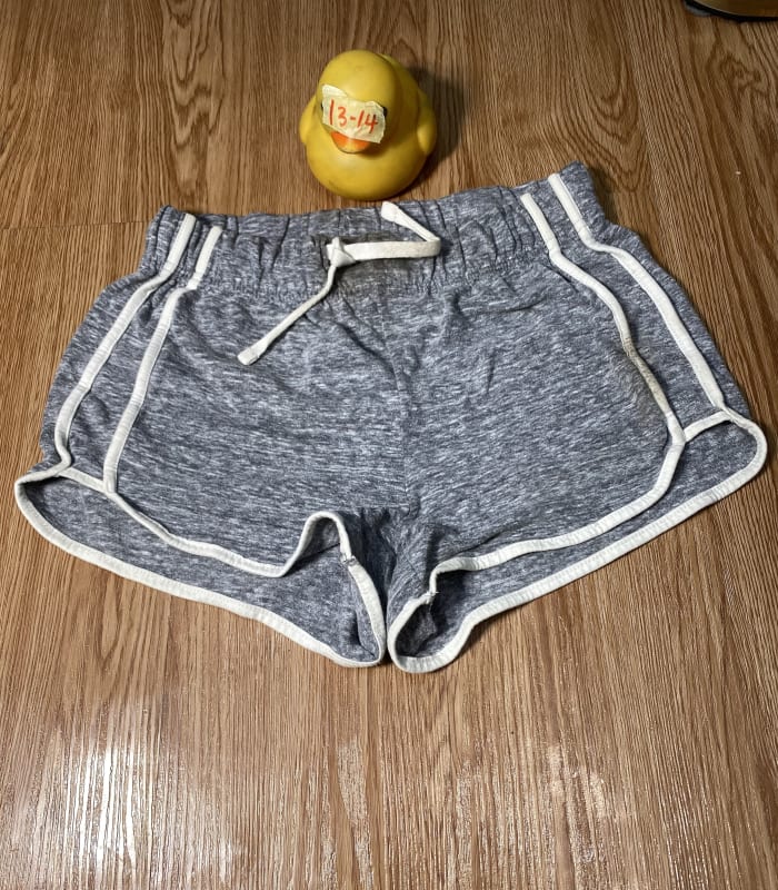Women's Heather Gray Athletic Dolphin Shorts