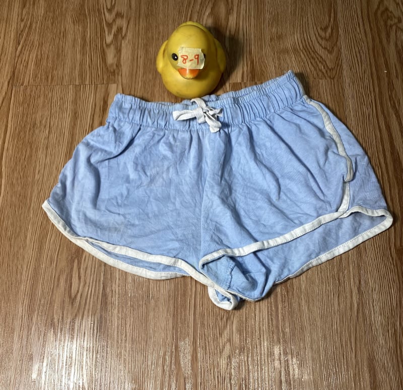 Women's Casual Light Blue Athletic Dolphin Shorts