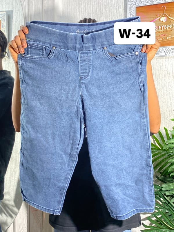 Gloria Vanderbilt Women's Pull-On Denim Bermuda Shorts