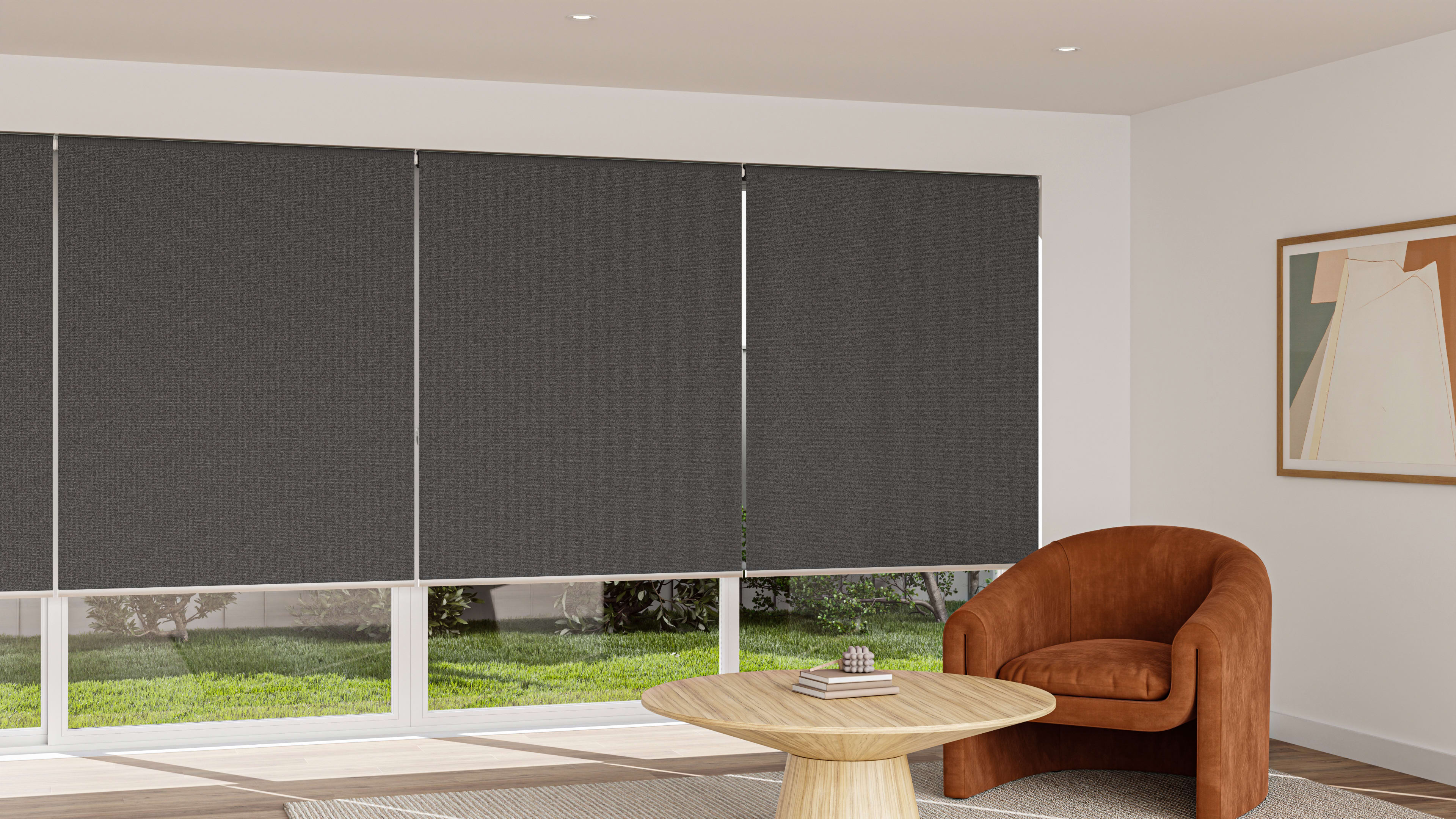 Matrix Blockout Linked Roller Blind in Digit
