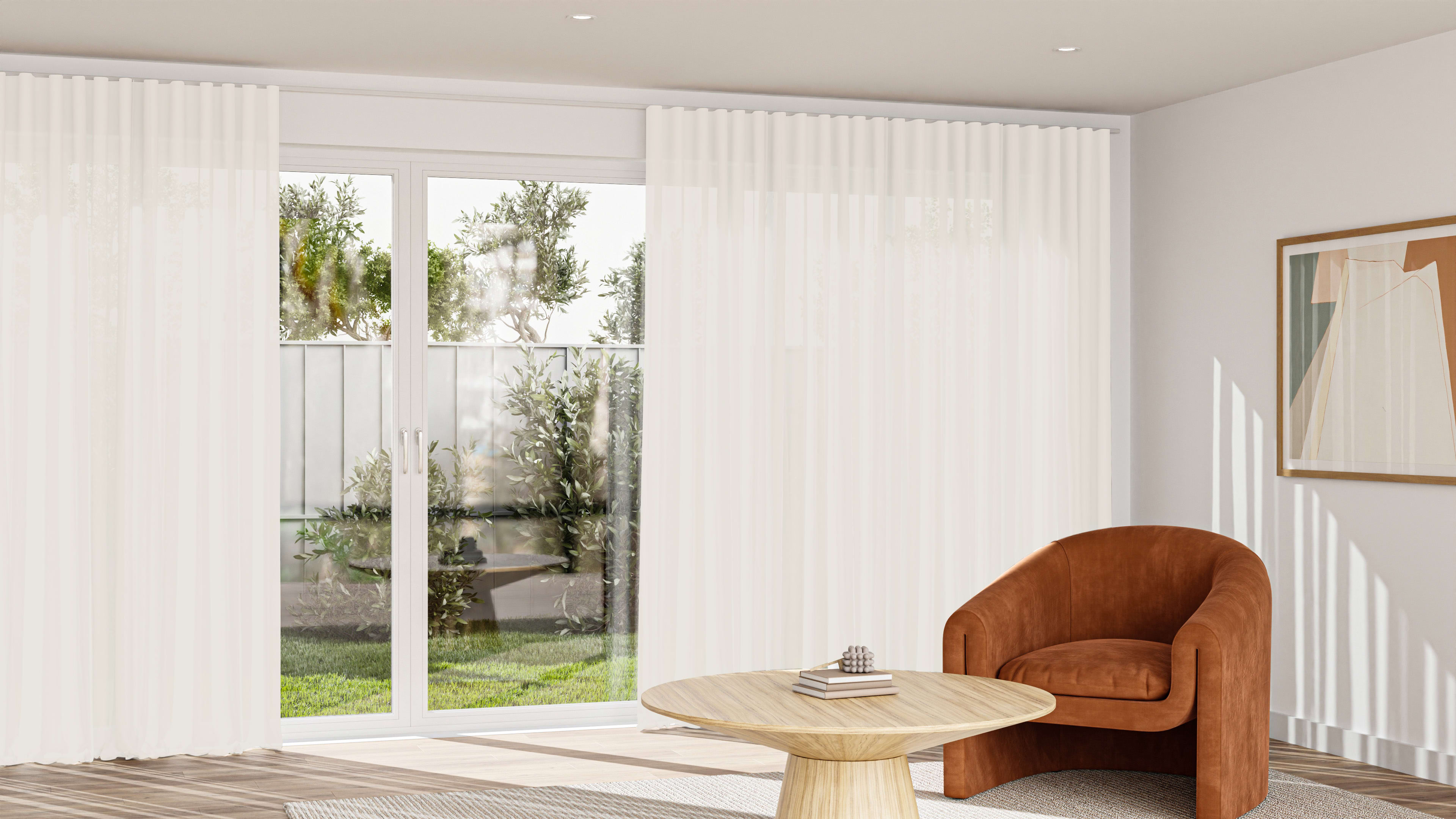 Wategos Sheer Curtain in Oyster