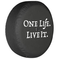 Jeep Wrangler JL Spare Tire Cover - One Life Live It