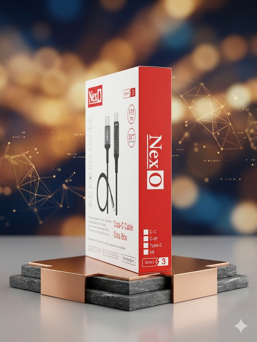 Nexo Re-149 USB (TYPE -C and Iphone) 120 W Data Cable