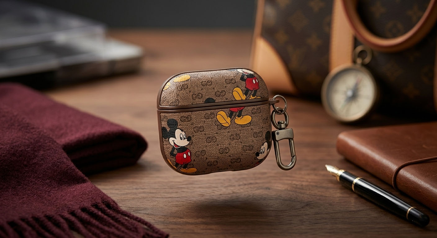 AirPods Pro Magnet Micky Mouse Case with Hook For apple Air Pods Pro