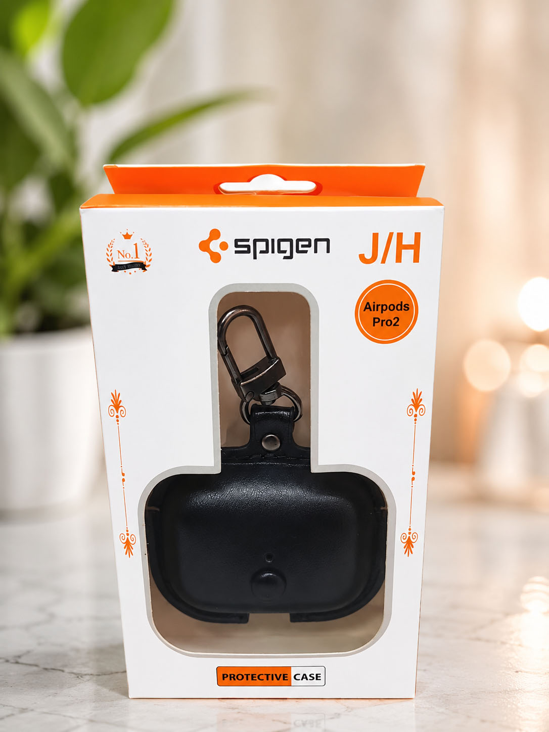 AirPods Pro Magnet Leather PU Case with Hook For apple Air Pods Pro