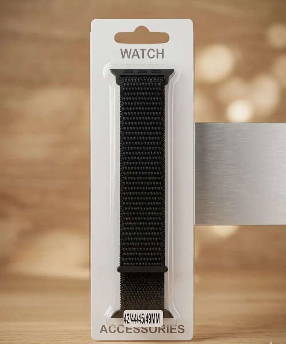 Smart Watch Strap Belt Nylon Strip Apple Alpine Metal lock Band For Customize  Watch with Stylish nylon belt strap