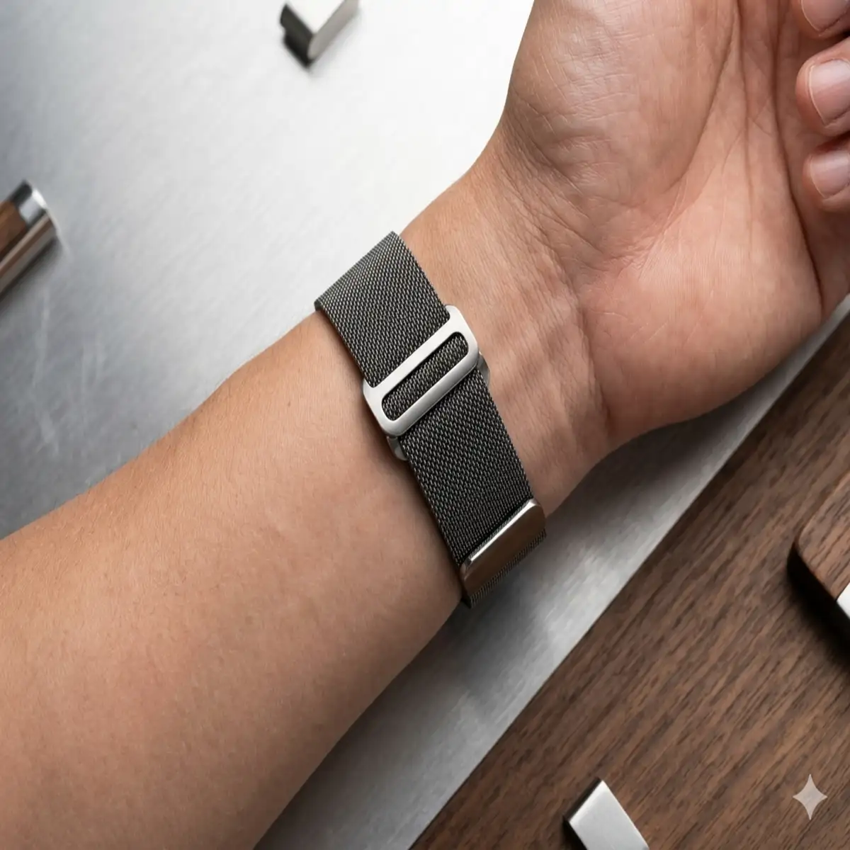 Smart Watch Strap Belt Nylon Strip Apple Alpine Metal lock Band For Customize  Watch with Stylish nylon belt strap