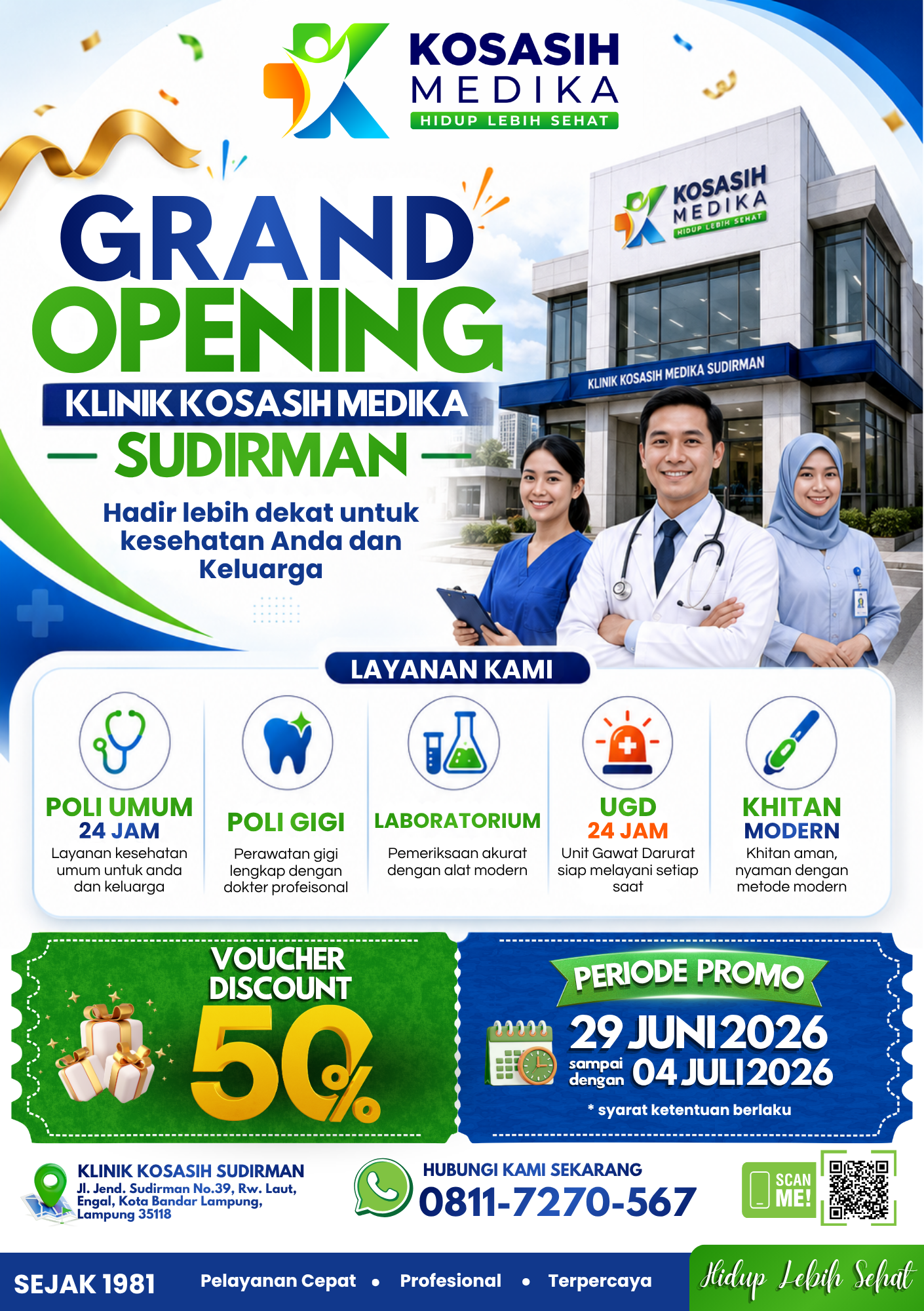 Brosur Grand Opening Kosasih Medika Sudirman