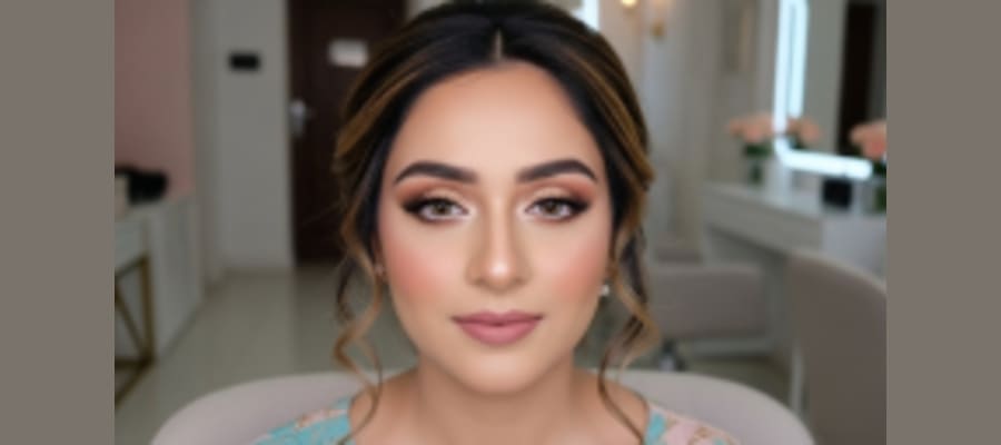 Soft Glam Makeup With Free Hairstyling and Lashes