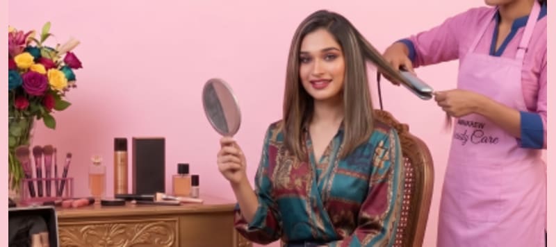 Shoulder Length Hair Rebonding