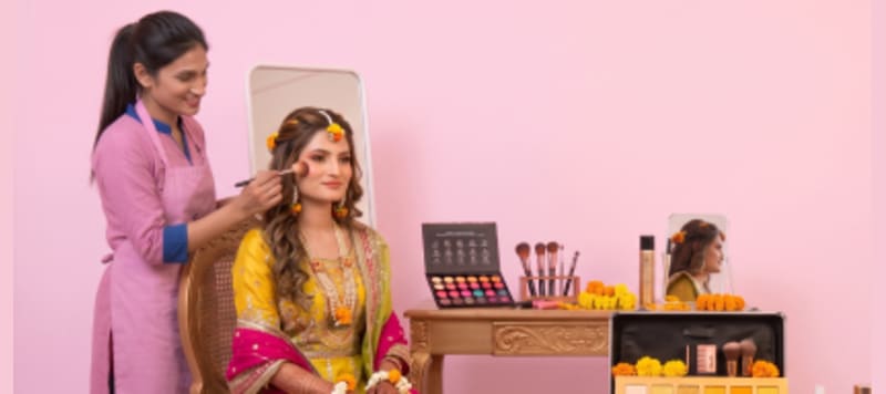 Mehndi/Mayun Makeup