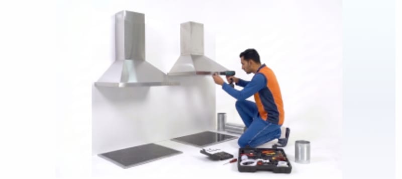 Kitchen Hood Installation