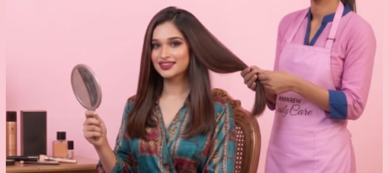 Mid Length Hair Rebonding