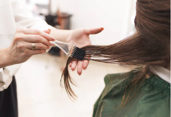 Shoulder Length Keratin Treatment