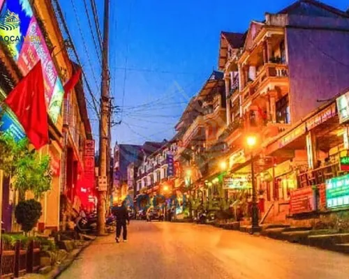 Hình ảnh thực tế bất động sản: Cho Thuê Mặt Bằng Kinh Doanh 150m2 Mặt Phố Thạch Sơn Sa Pa: Mặt Tiền 9m Vỉa Hè Rộng Rãi