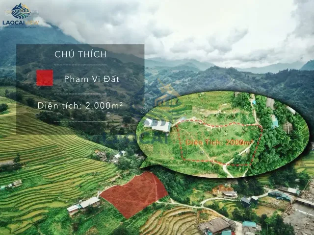 Bán Đất Ý Linh Hồ, Sa Pa - 2.100m², View Ruộng Bậc Thang Siêu Đẹp, Giá 1,9 Tỷ, Giao Dịch Ngay