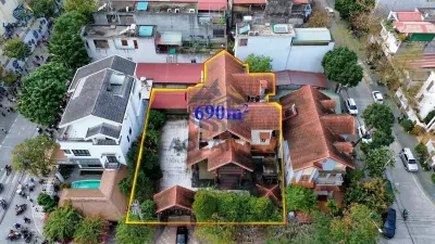 Bán biệt thự 690m² mặt tiền 24m, 5 phòng ngủ, 3 tầng, giá 16 tỷ - Trung tâm TP Lào Cai