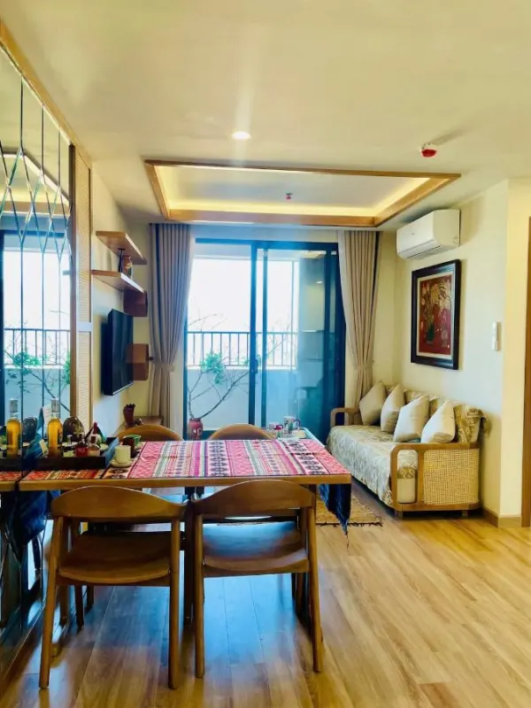 Hình ảnh thực tế phòng nghỉ: Peaceful & Cozy 2BR Sapa Irista Hill Apartment, moutain view balcony