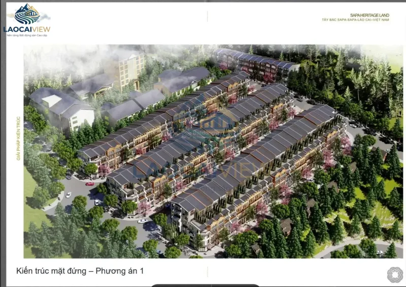 Bán Shophouse Dự Án Sapa Heritage 185m2 - 14 Tỷ, 4 Tầng, Mặt Tiền 10m, Vị Trí Gần Trung Tâm Sapa - Ảnh 3