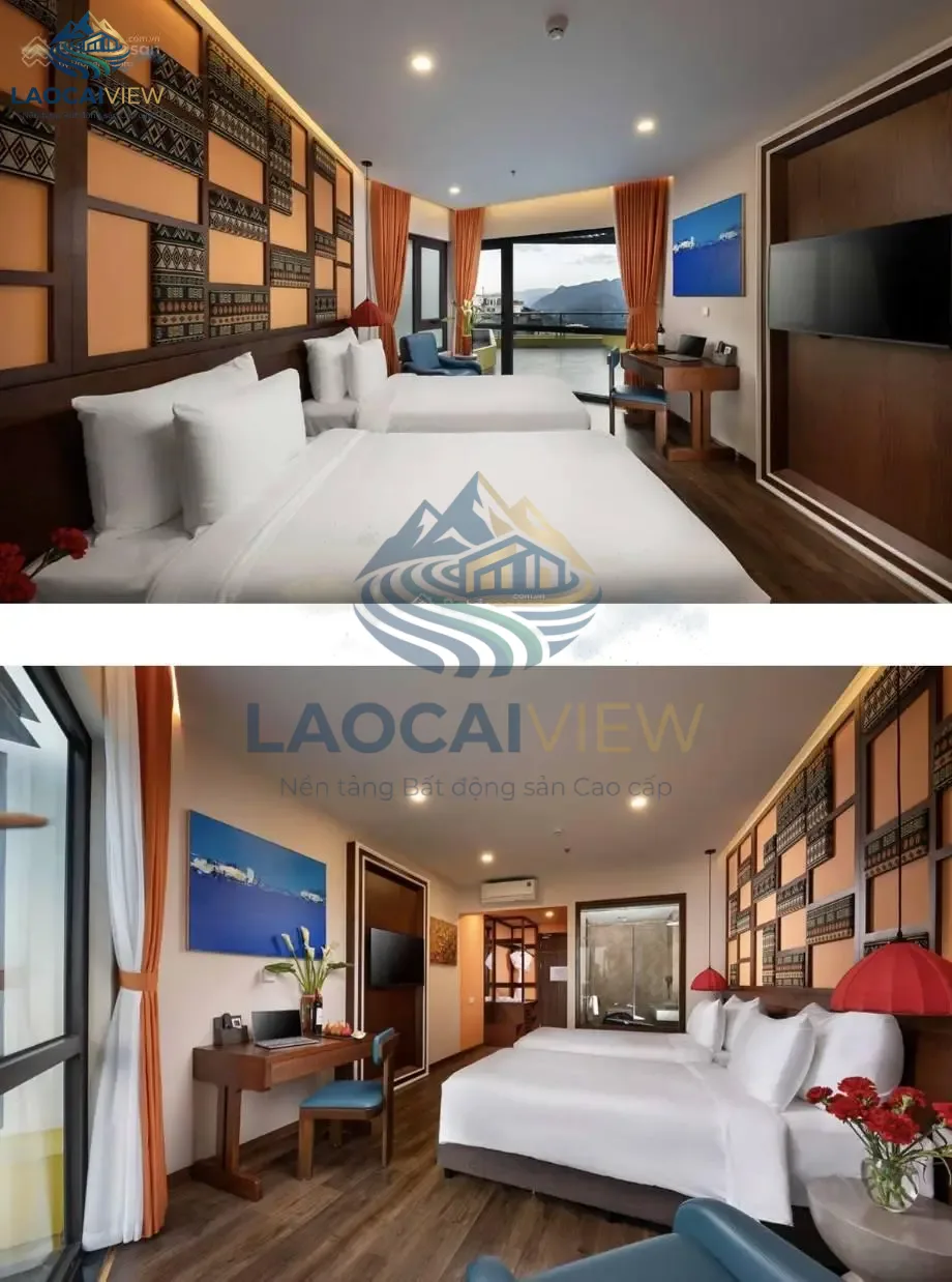 Bán Khách Sạn Trung Tâm Sapa, Lào Cai - 600m², 60 Phòng, 8 Tầng, Mặt Tiền 20m, Giá 100 Tỷ