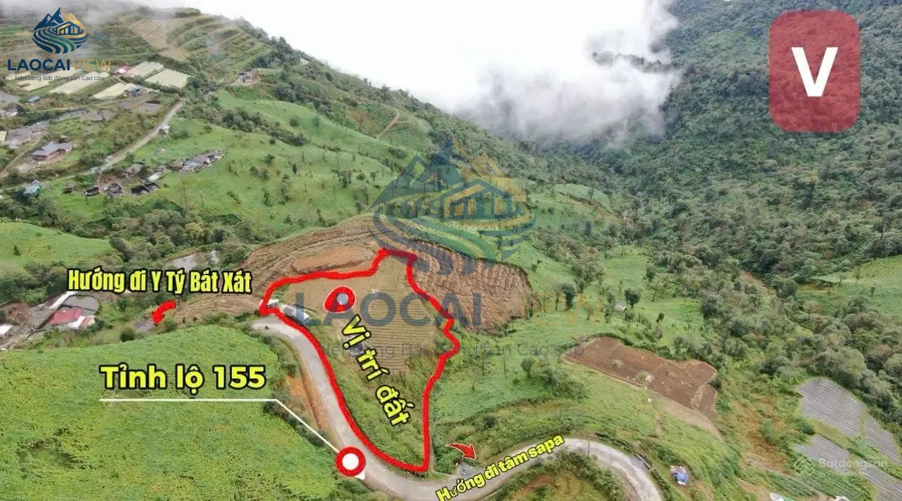 Bán Đất View Thung Lũng Biển Mây Ngũ Chỉ Sơn, Sa Pa - 4.000m2, Mặt Tiền 95m, Giá 15,5 Tỷ, Sổ Đỏ Rõ Ràng