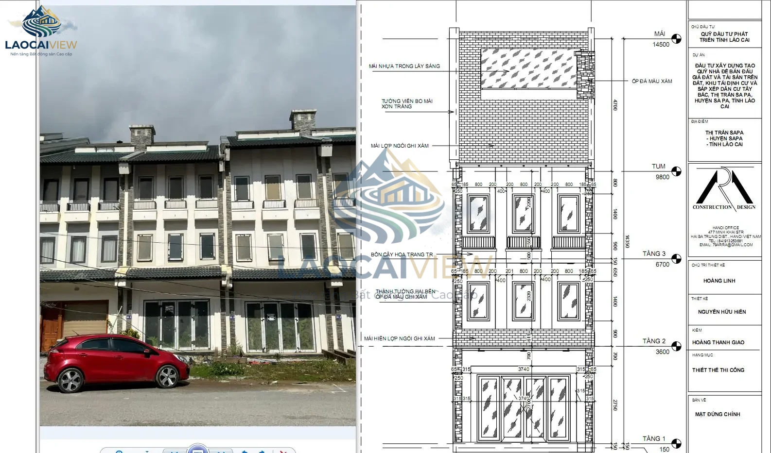 Nhà phố Shophouse 90m², 4 tầng, view toàn thị trấn Sapa, sổ đỏ vĩnh viễn, giá 4,8 tỷ - Đầu tư sinh lời X3 trong 2 năm