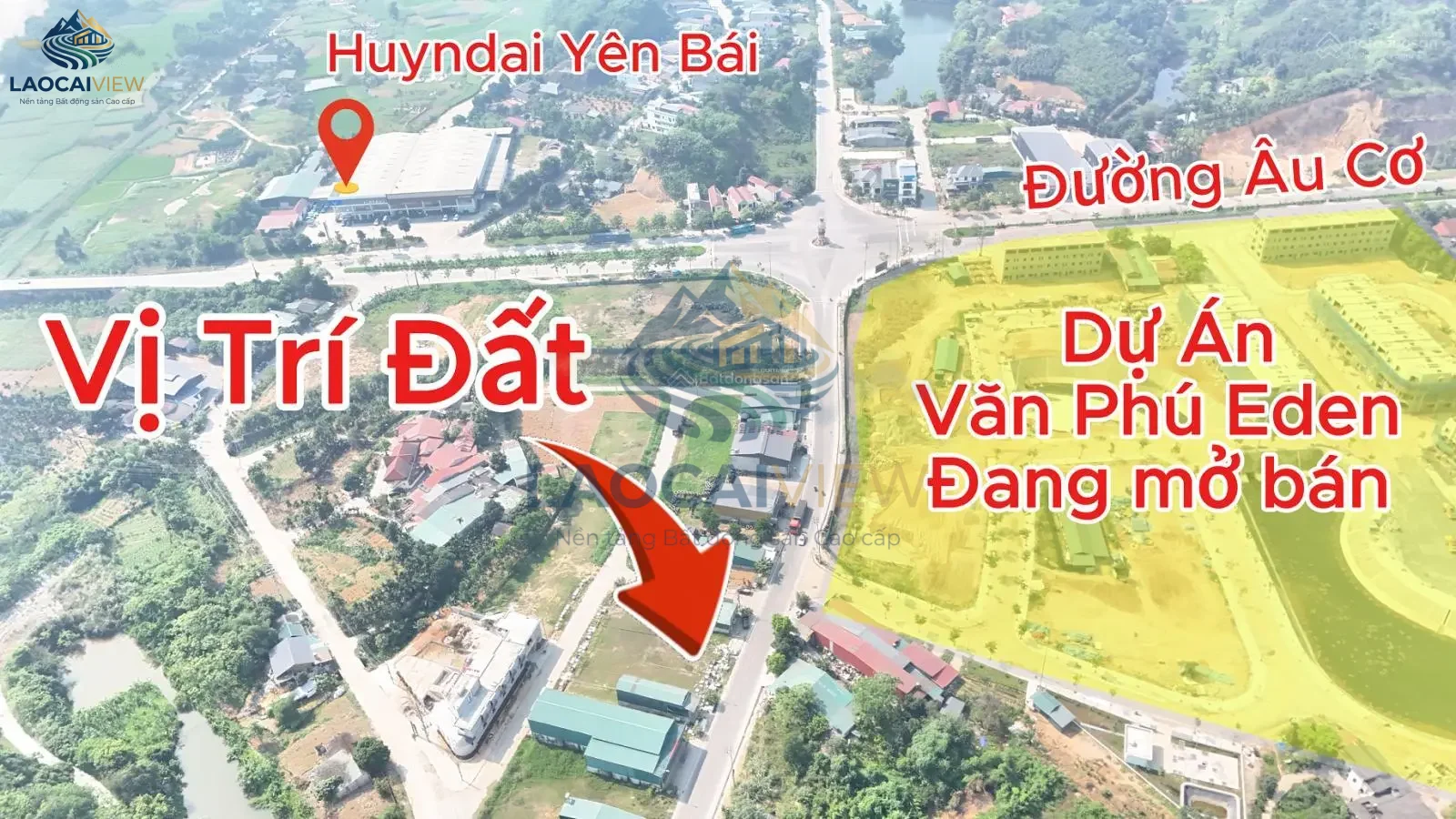 Bán Lô Đất Đối Diện Dự Án Văn Phú Eden, 100m², Mặt Tiền 5m, Đường 20m, Giá 2,5 Tỷ - Cơ Hội Đầu Tư Lào Cai