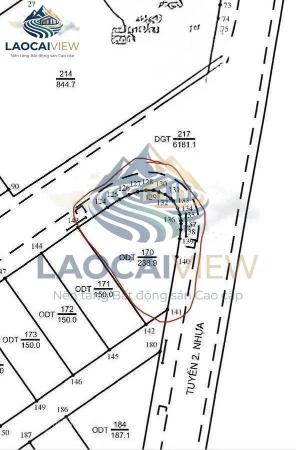 Đất thổ cư góc 2 mặt tiền 238,9m², giá 3,68 tỷ - Tả Phìn, Sa Pa, Lào Cai - View núi tuyệt đẹp, sổ đỏ ngay