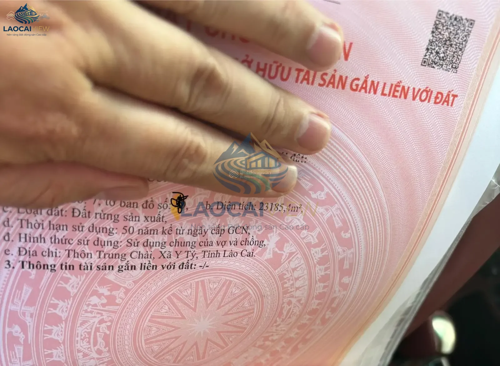 Mảnh đất Y Tý QH đất ở, sổ đỏ sang tên, diện tích hơn 2ha, giá cực tốt. Tiềm năng tiềm năng phát triển lớn