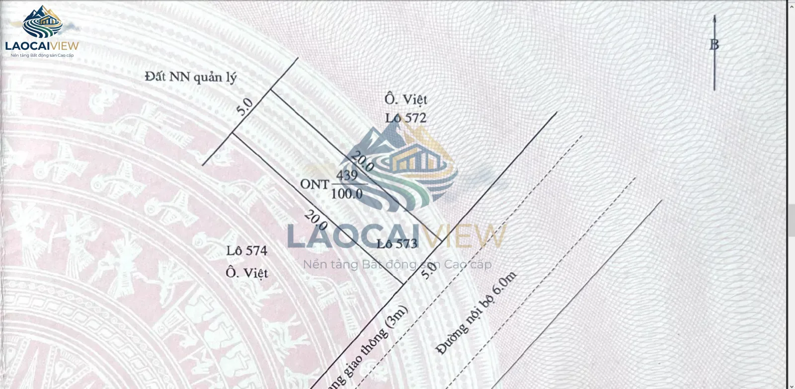 Đất nền 100m², mặt tiền 5m, hướng Đông Nam, sổ đỏ, vị trí Phường Âu Lâu, Lào Cai – Giá thỏa thuận, cơ hội đầu tư tiềm năng phát triển